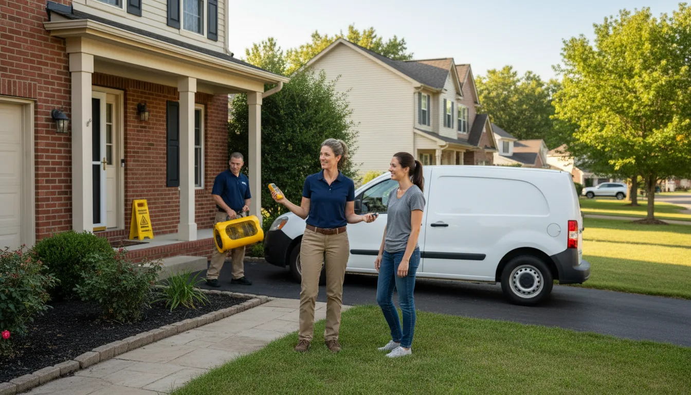 Water restoration image for Home Water Damage Repair in Belle Haven, VA
